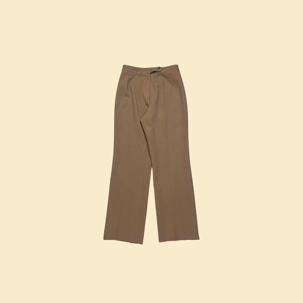 Vintage 70s/80s Evan-Picone Petites slacks, size 8 wool/poly straight trousers